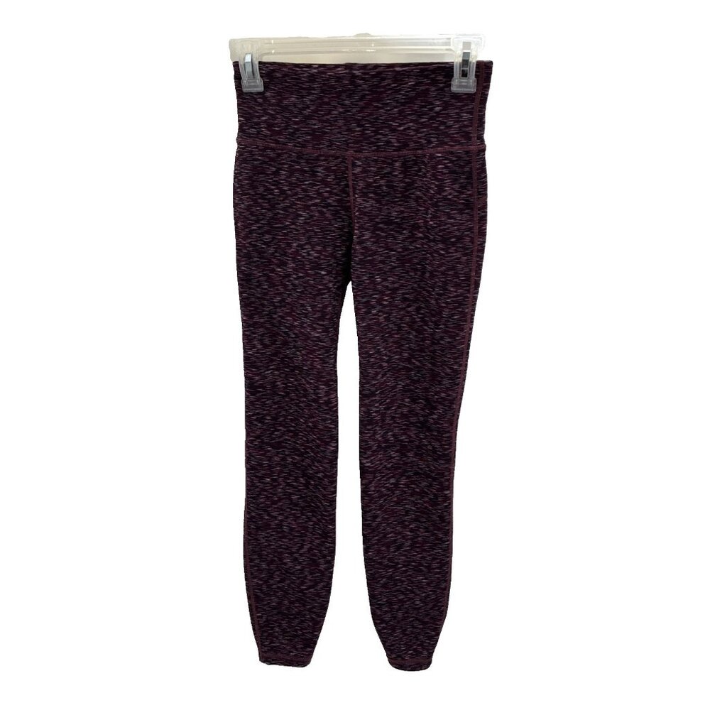 GAP Womens Leggings Blackout Technology Purple Stretch Athletic XS